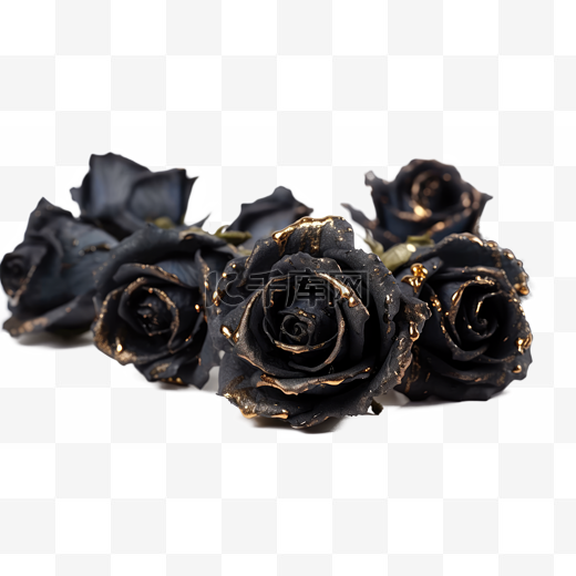 高清免扣花卉摄影黑玫瑰设计素材图片