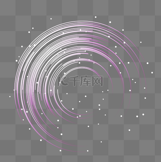 商务科技紫色星轨线条圆形图片