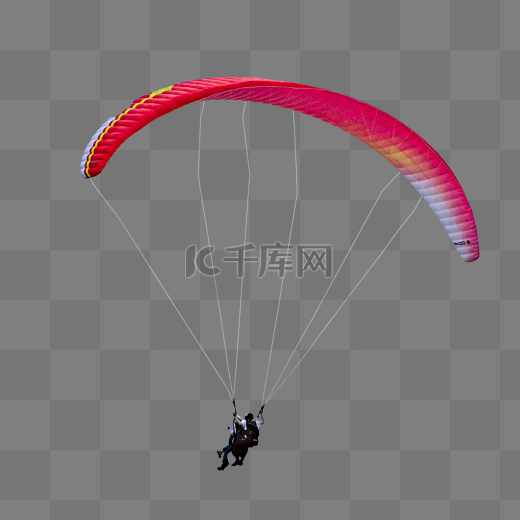 高空滑翔伞极限挑战图片