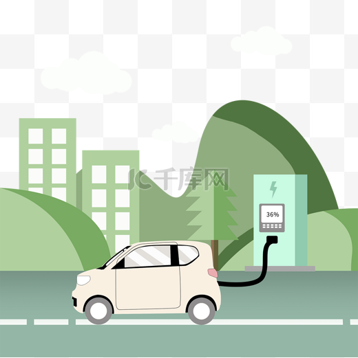 环保电动汽车新能源图片