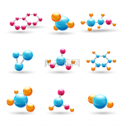 3d 的化学分子图片