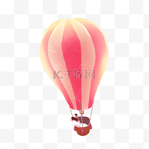 热气球情侣旅游图片