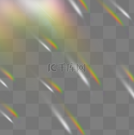 彩虹滤镜虚化光斑图片
