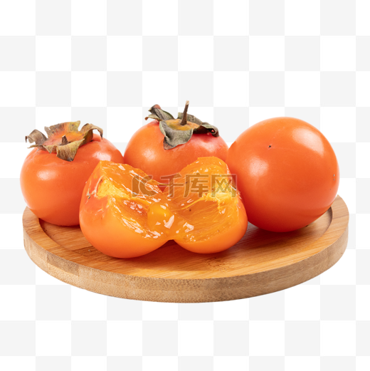 新鲜水果水晶柿子图片