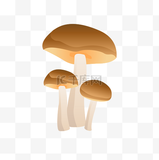秋天仿真蘑菇图片