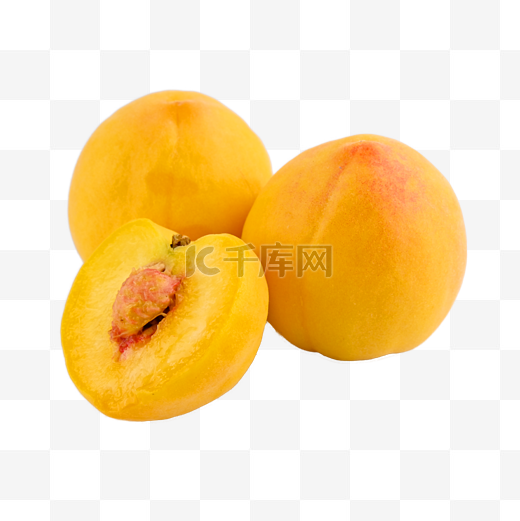 黄桃有机美食果实图片