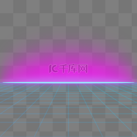 霓虹复古科幻透视光效图片