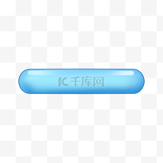 蓝色科技按钮立体标题框图片