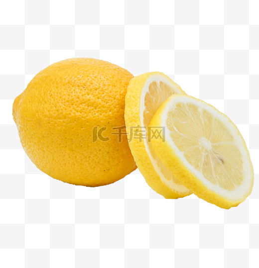 黄柠檬柠檬片图片