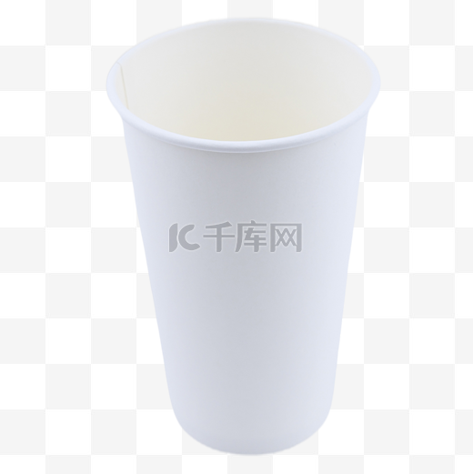 商品纸杯白色咖啡杯图片