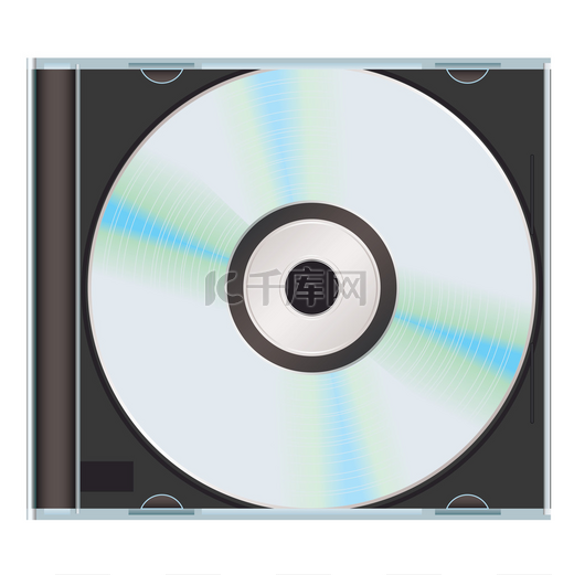 音乐 cd 盒黑色图片