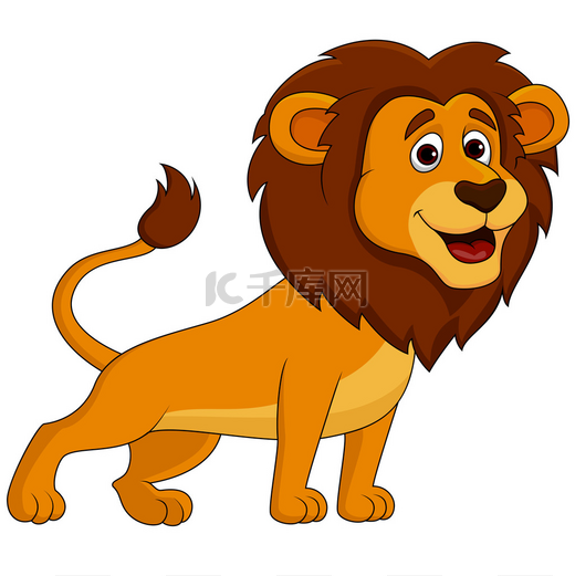 狮子座卡通图片