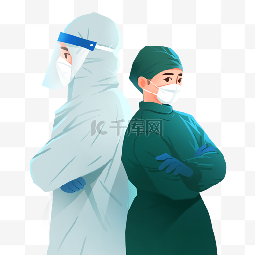 疫情防护医疗医护人员护士图片