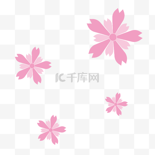 简约日式樱花装饰图片
