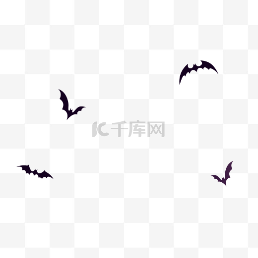 万圣节鬼节蝙蝠图片