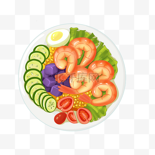 素食主义素食沙拉图片