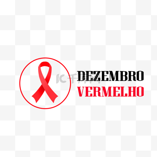 巴西红色十二月圆框线条创意图片