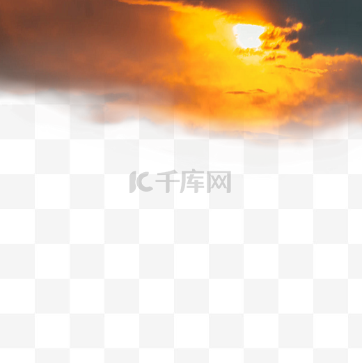 天空夜晚夕阳火烧云图片