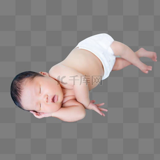 新生婴儿可爱宝宝人像睡觉图片