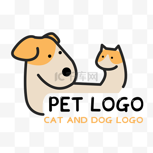 宠物猫狗爱宠logo标志头像图片