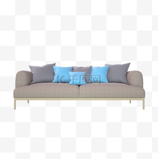 C4D客厅沙发模型装修设计图片