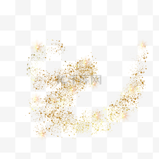金粉星光轨迹图片