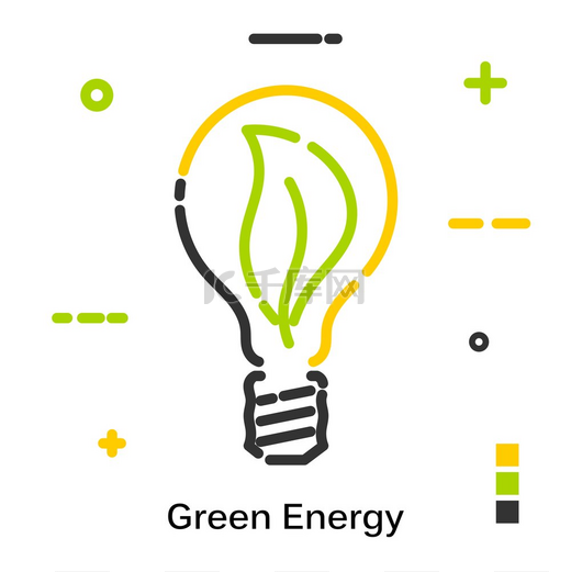 绿色能源。图片