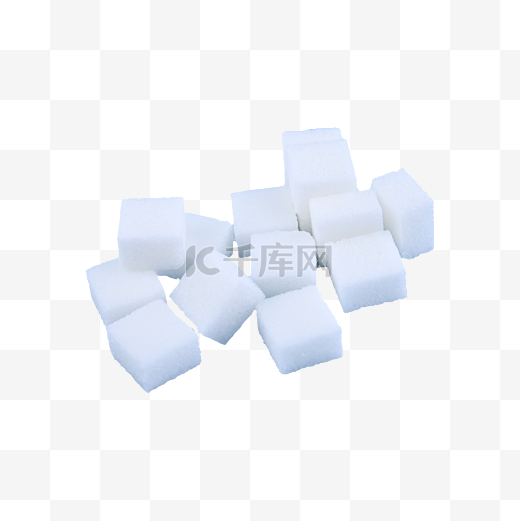 白色糖块立方体摆放组合图片