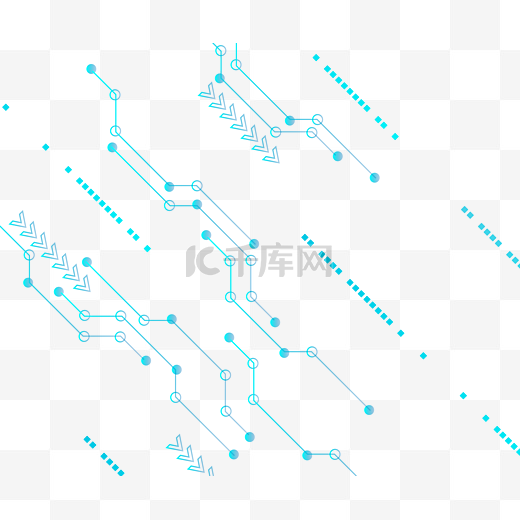 科技电路芯片线条图片