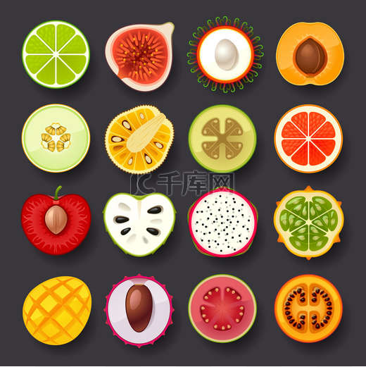 成熟的水果图标图片