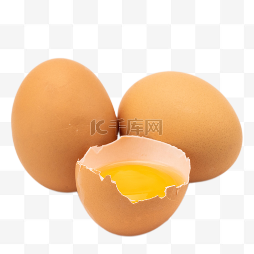 生鸡蛋蛋黄图片