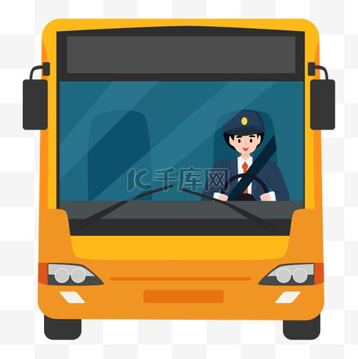 公交车开车司机图片