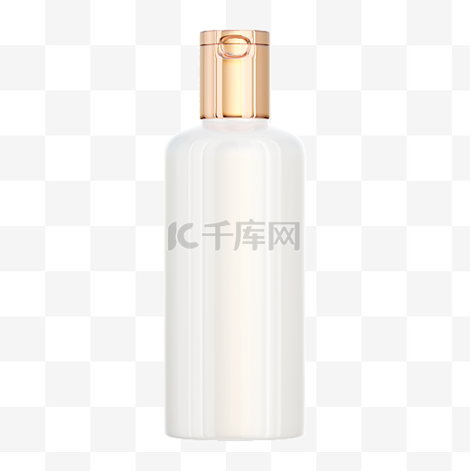 精美护肤化妆品水乳保湿瓶子C4D图片