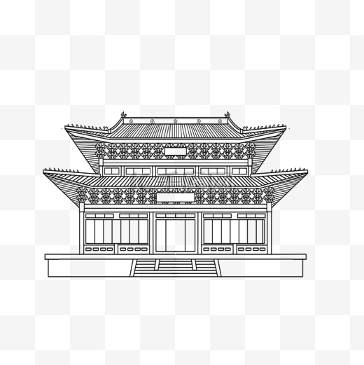 韩国景福宫建筑剪贴画图片