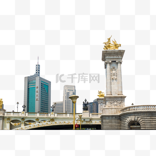 天津意大利风情街大桥风光图片