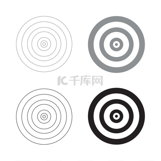Target the black and gray color set icon .. Target it is the black and gray color set icon 。图片