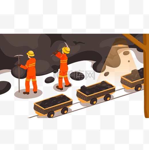 煤炭煤矿工作工人劳动图片