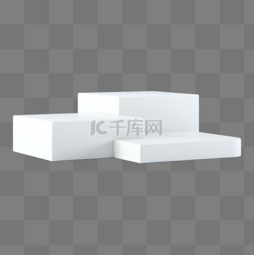 简约风展台电商底座C4D图片