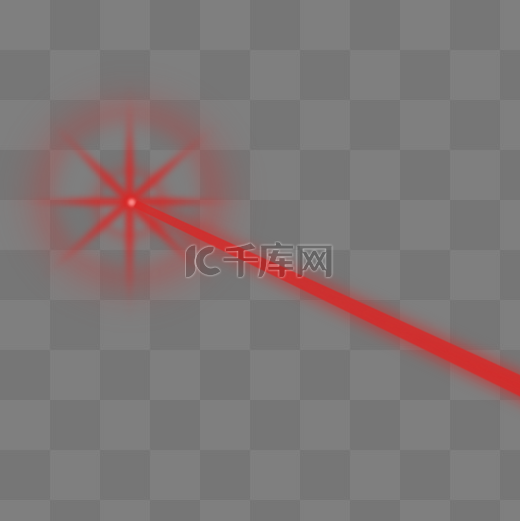 红色激光线反射光效光效图片