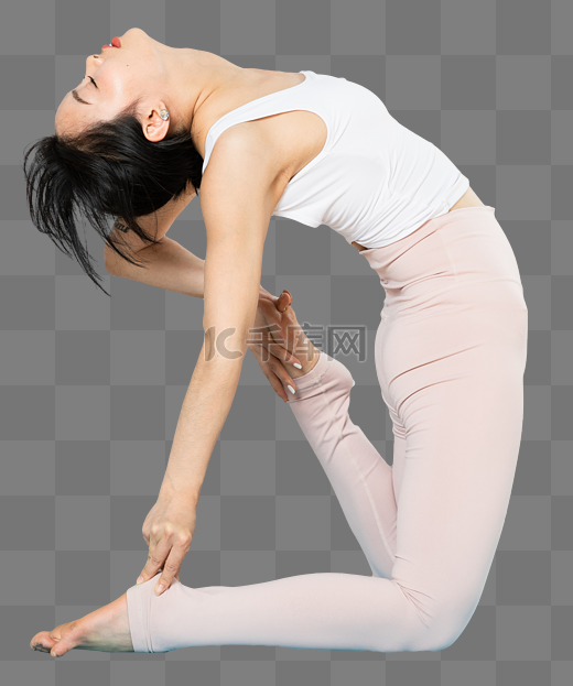 女生练瑜伽图片