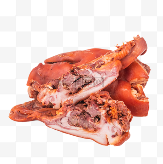 特色卤肉熟食猪头肉图片