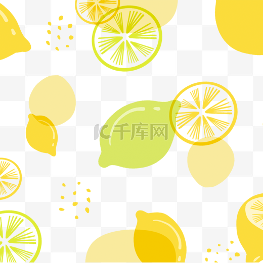 水果边框卡通柠檬橙子图片