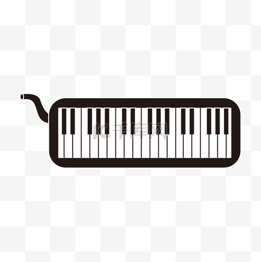线稿音乐乐器简易电子琴图片