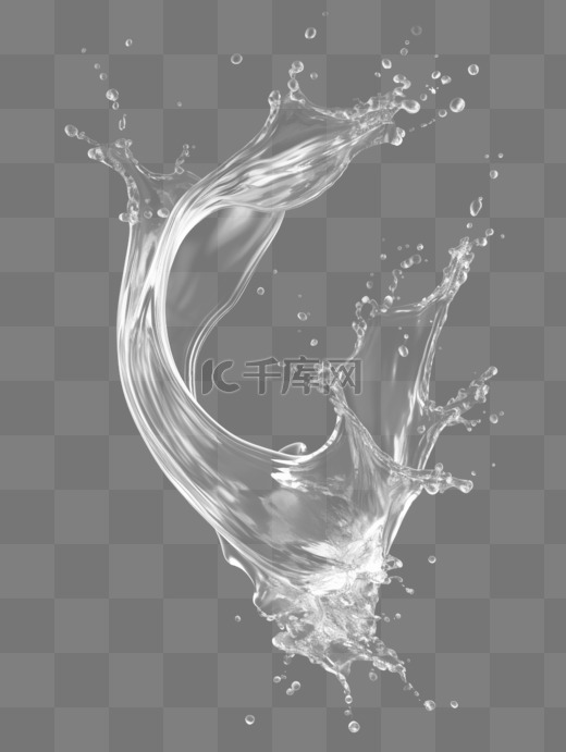 水液体水花水滴液体图片