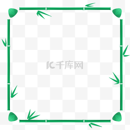 端午端午节粽叶粽子竹叶竹子边框图片