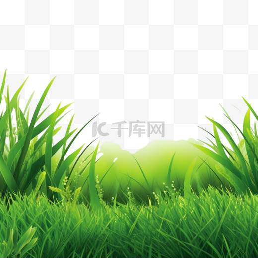 绿草背景写实风格图片