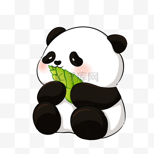 吃竹笋的熊猫图片