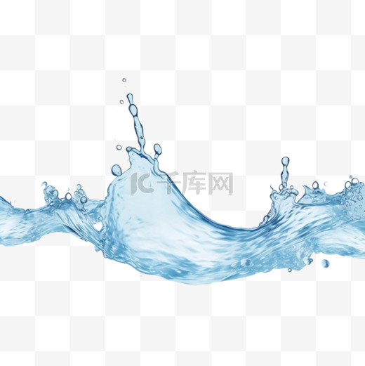 透明水花夏天清凉液体水滴水图片