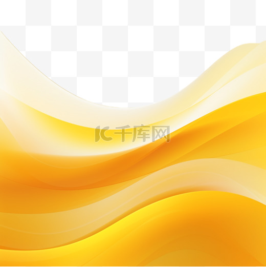 黄色抽象背景，曲线形状图片