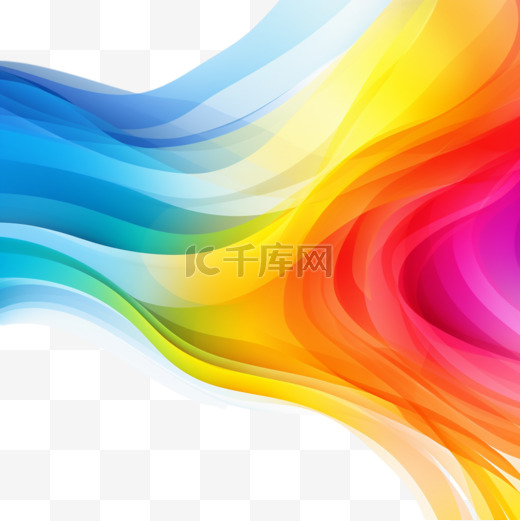 彩色彩虹背景图片